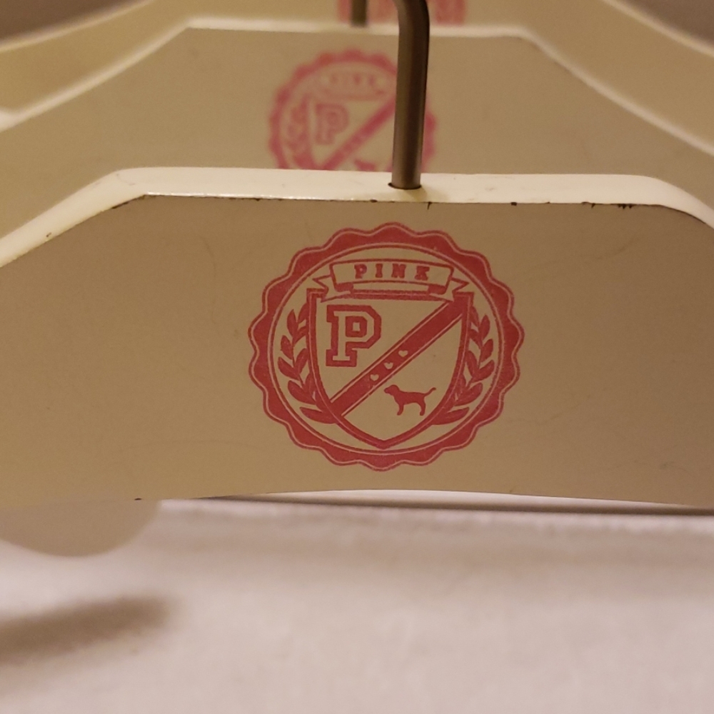 PINK Victoria's Secret Wooden Hangers - Picture 3 of 7